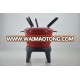 enameled cast iron fondue pot